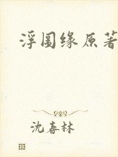 浮图缘原著小说封面