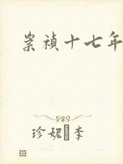 崇祯十七年封面