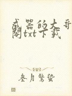 成器的大哥笔趣阁txt下载