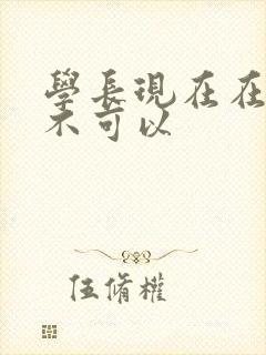 学长现在在上课不可以