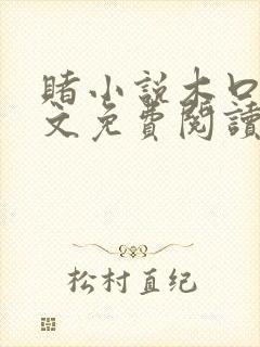赌小说木口银全文免费阅读笔趣阁