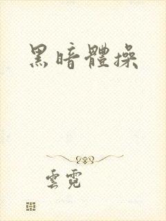黑暗体操封面