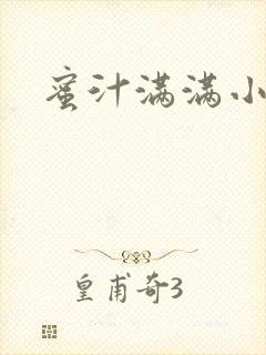 蜜汁满满小说