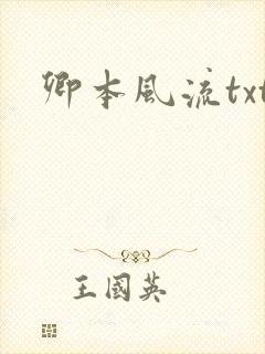 卿本风流txt