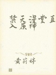 禁天漫堂直接进入原神封面