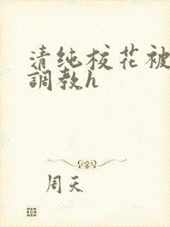 清纯校花被地狱调教h