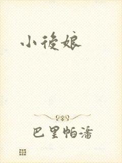 小后娘封面