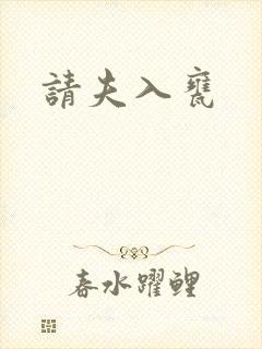 请夫入瓮封面
