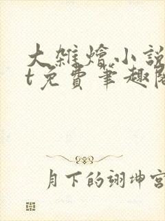 大杂烩小说txt免费笔趣阁封面