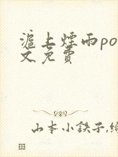 沪上烟雨po全文免费封面