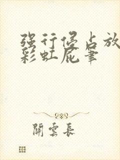 强行侵占放了个彩虹屁笔封面