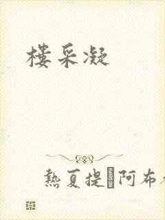楼采凝封面