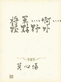 将军灬啊灬啊灬轻点野外