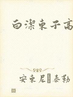 白洁东子高义