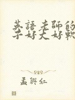 英语老师的小兔子好大好软水
