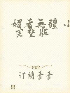 媚者无疆 小说 完整版