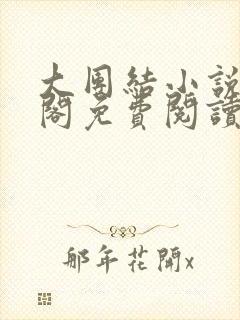 大团结小说笔趣阁免费阅读