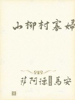 山柳村寡妇情史