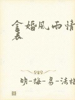 金婚风雨情演员表