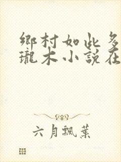 乡村如此多娇玲珑木小说在线阅读