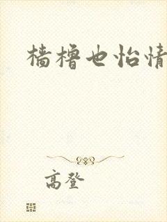 樯橹也怡情封面