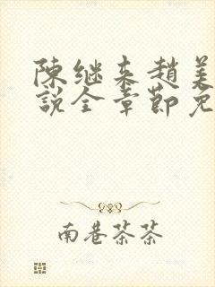 陈继来赵美媛小说全章节免费阅读封面