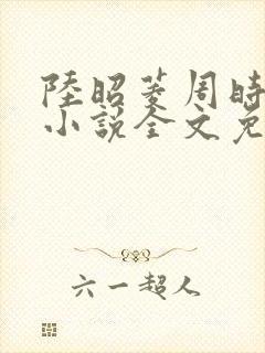 陆昭菱周时阅的小说全文免费阅读