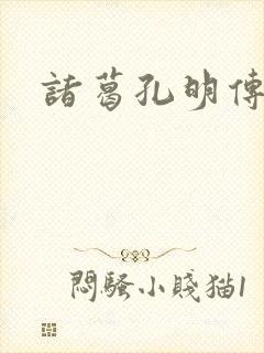 诸葛孔明传