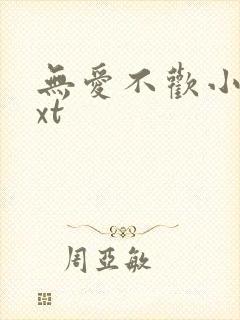 无爱不欢小说txt