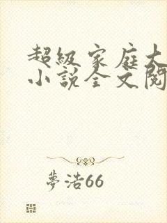 超级家庭大杂烩小说全文阅读