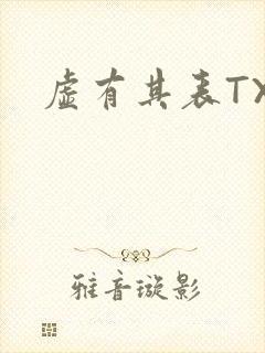 虚有其表TXT封面