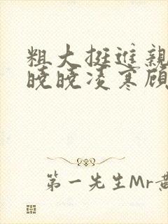 粗大挺进亲女h晓晓凌寒顾晓晓封面