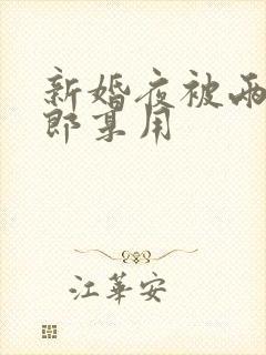 新婚夜被两个伴郎享用