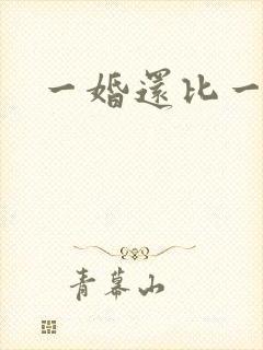 一婚还比一婚高