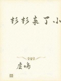 杉杉来了小说封面