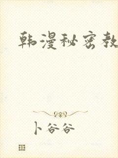 韩漫秘密教学封面
