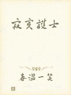 寂寞护士封面