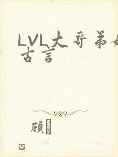 LVL大哥弟媳古言