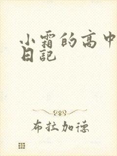 小霜的高中成长日记封面