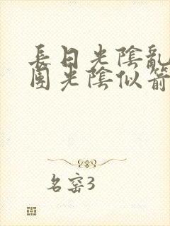 长日光阴乱作一团光阴似箭笔趣阁