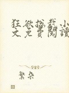 狂欲总裁小说全文免费阅读