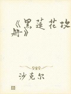 《黑莲花攻略手册》封面