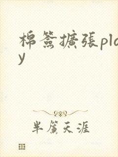 棉签扩张play封面