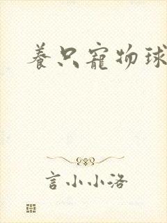 养只宠物球