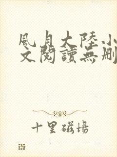 风月大陆小说全文阅读无删减