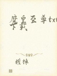 魔皇至尊txt下载