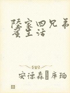 陆家四兄弟的甜蜜生活