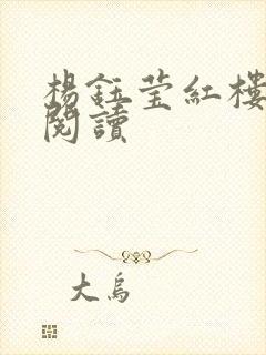 杨钰莹红楼全文阅读封面