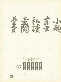 爱意私有小说免费阅读笔趣阁封面