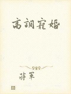 高调宠婚